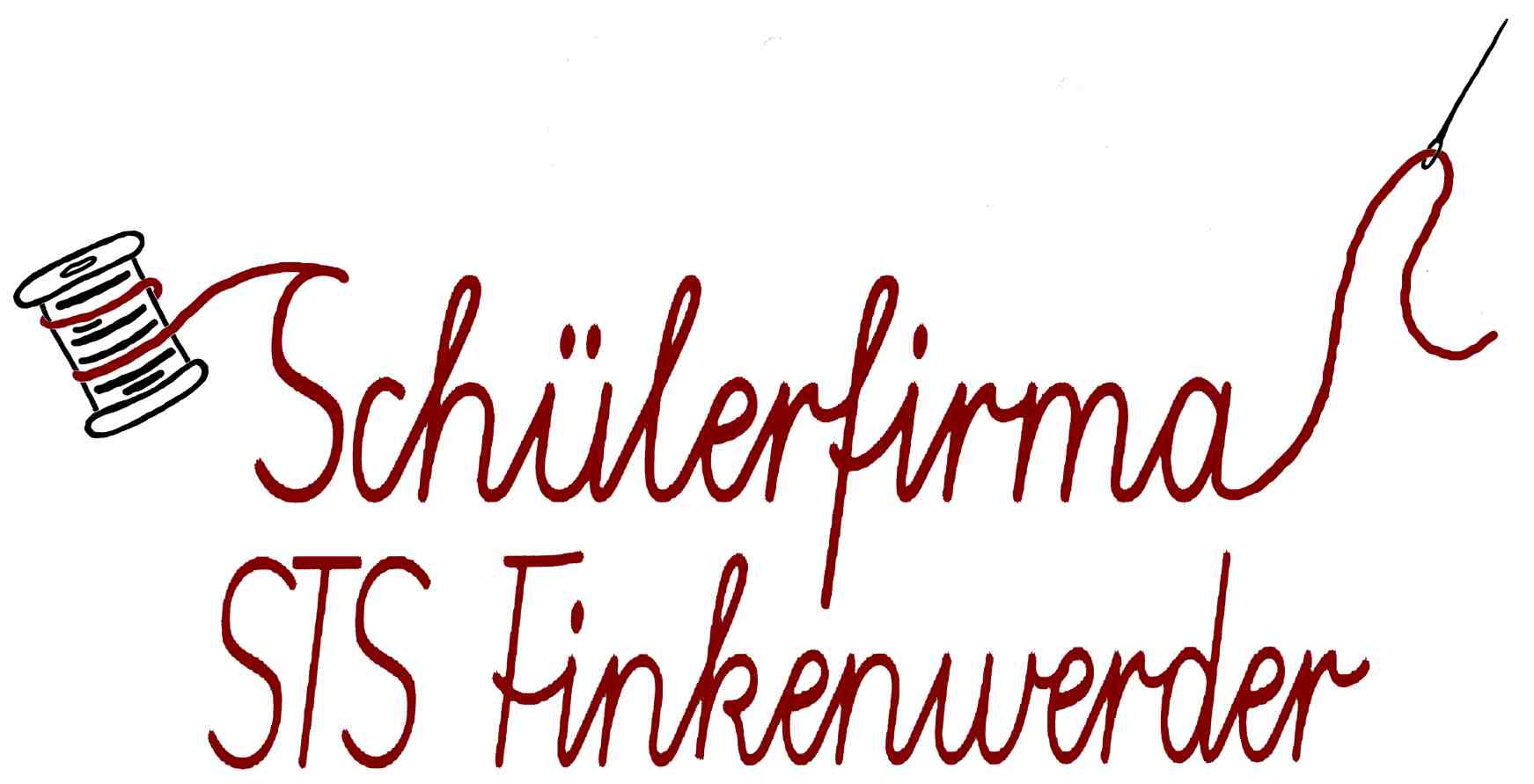 Schriftzug „Schülerfirma STS Finkenwerder“.